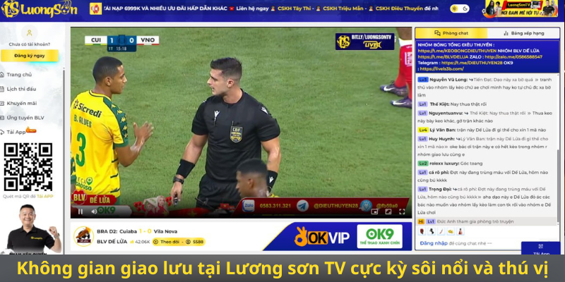 Không gian giao lưu tại Lương sơn TV cực kỳ sôi nổi và thú vị
